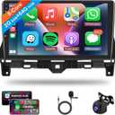 8 Core 2+64G Android Car Radio for Honda Accord 8th 2008-2013 Wireless Carplay Android Auto Car Stereo, 10.1 IPS Touch Screen Head Unit WiFi GPS Navigation Bluetooth FM RDS DSP HD Backup Camera SWC