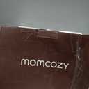 Momcozy Hip Seat Baby Carrier - Adjustable Waistband with Original 3D Belly Protector, Ergonomic Carrier with Various Pockets for Toddlers up to 45lbs (Grey, Medium 27-45IN)