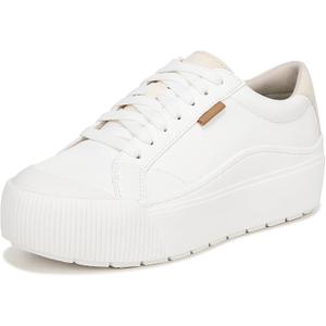 Dr. Scholl's Shoes Womens Time Off Max Platform Sneaker White Smooth 9 M