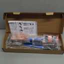 Battery Cable Lug Crimping Tool for AWG 10-1/0 Electrical Lug, with Cable Cutter 64pcs Ring Terminals and 70pcs Heat Shrink Tubing