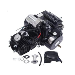 Fenjidrop Golf Cart Engine Swap Kit, 110CC 4-Stroke ATV Go Kart Engine Motor Replacement Kit, Air Cooled Semi Auto Transmission Electric Start for For 50CC 70CC 90CC 110CC Go Kart Atvs