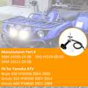 M MATI Fuel Cock Petcock Assy & Lever for Yamaha ATV Grizzly 350 660 Bruin 350 YFM350 YFM660 5KM-24500-10-00, Fuel Tank Switch Valve Part