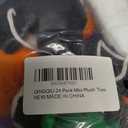 QINGQIU 24 Pack Halloween Mini Plush Toys Keychain Decorations Hanging Plush Ornaments for Kids Boys Girls Halloween Party Favors Halloween Treat Bags Gifts