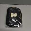 Graduation Gifts for Him - Crossbody Bag for Men, Sling Bag / Waist Pack for Travel & Sports, Initial White L, Black