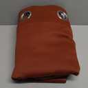 H.VERSAILTEX Thermal Insulated Blackout Window Panels Microfiber Formaldehyde-Free Kids Curtains for Holiday Season Home Decoration,Grommet Top,52 by 96 - Inch - Rust - Set of 2