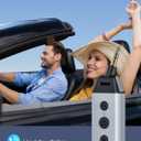 1Mii B04 Bluetooth 5.4 Receiver for Car, 3.5mm Jack AUX Bluetooth Car Adapter, Wireless Audio Receiver for Home Stereo with Volume Control, Hands-Free Clear Call, 16H Battery Life (RX Only)