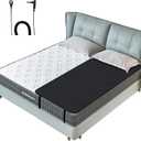 Grounding Mat for Bed, Grounding Mattress Cover for Improving Sleep, Sleep Pad, Earth Mat Carbon Leatherette Therapy (27" x 78")