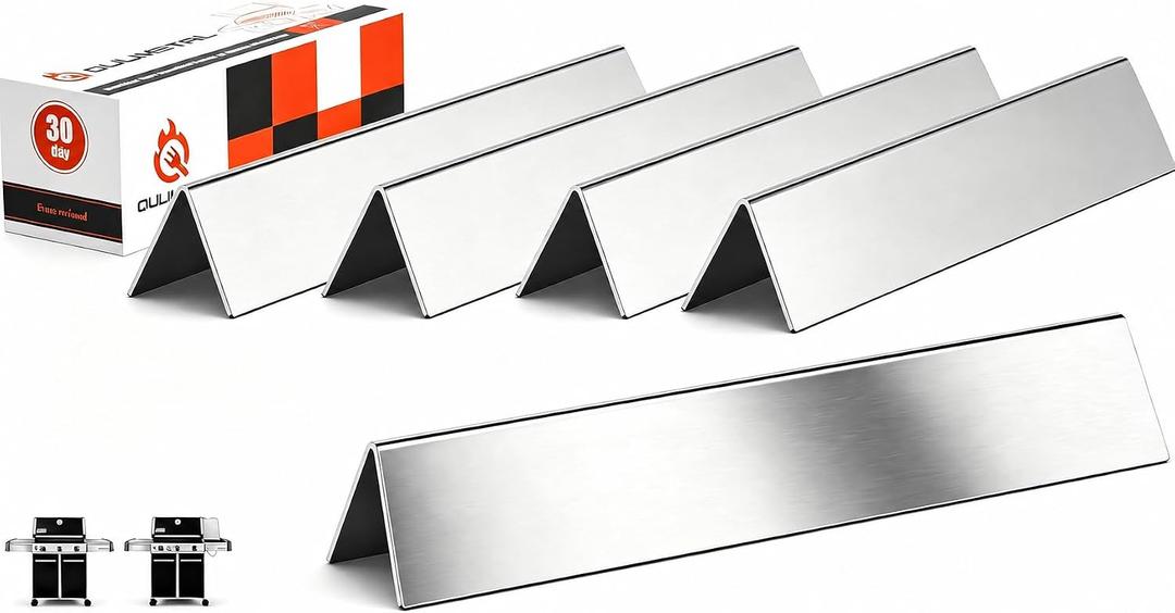QuliMetal 17.5 Inch Flavorizer Bars for Weber Genesis 300 Series