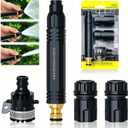 Heavy Duty Adjustable Hose Nozzle, High Pressure Jet Sweeper Spray Nozzle with Leak-Proof Design, Metal Garden Hose Sprayer for Car Wash, Lawn, Patio Cleaning