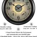 18 Inch Large Illuminated Outdoor Clocks Waterproof