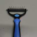 Freshly Bailey Dematting Comb for Cats and Dogs, Mat Remover and Deshedding Grooming Tool, Safe Detangler for Matted Fur, Double Sided Undercoat Rake