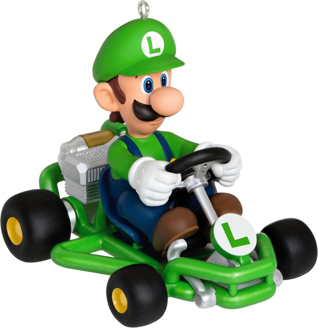 Hallmark Keepsake Christmas Ornament, Nintendo Mario Kart Luigi, Gifts for Gamers