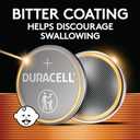 Duracell 2032 Lithium Battery, 4 Count (Pack of 1), Compatible with AirTag, Child Safety Features, Key Fob, CR2032 3V Cell