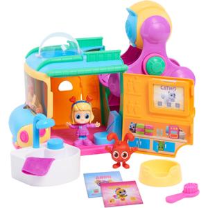 Just Play Morphle Magic Pet Mobile 12-piece Figures and Playset, Special Effects Play, Poseable Figurines, Kids Toys for Ages 3 Up