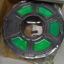 TECBEARS PLA 3D Printer Filament, PLA Filament 1.75mm, Neatly Wound 3D Printing Filament, Dimensional Accuracy +/- 0.02 mm, 1Kg Spool(2.2 lbs), Fits for Most FDM 3D Printers, PLA Transparent Green