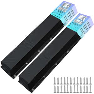 Boat Dock Bumpers, 58" Dock Bumpers Dock Edge, Dock Fenders Bumpers, Boat Dock Bumper Guards for Dock Edge, Piling, Horizontal Deck, Vertical Poles, or Pier Fenders, Carbon Fiber Black (2 Pack)
