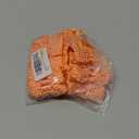 50 Pcs Gingham Ribbon Bows 2.5 Inch Buffalo Plaid Premade Twist Tie Bows for Gift Wrapping, Wedding, Baby Shower, Birthday Party, Party Decorations, DIY Craft (Orange White)