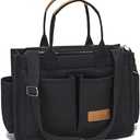 ZHMO Large Canvas Tote Bag for Women,Womens Crossbody Purse Handbags Totes Bags Work Laptop Book Beach Bag for Travel Nurse