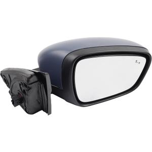 Dasbecan Passenger Side Mirror Compatible with Ford Escape 2020 2021 2022 2023 Power Glass Heated with Blind Spot Dectection Right Door Mirror Assembly Primed 7Pins Replaces LJ6Z-17682-AFT (Passenger Side, Primed)