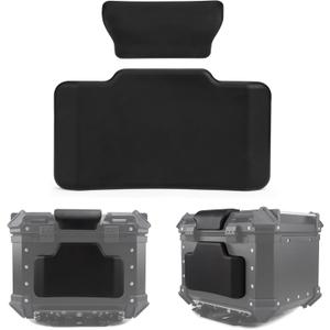 Motorcycle Top Case Passenger Backrest, PSLER Universal Motorcycle Back Cushion Top Box Trunk Cushion Tail Box Case Cushion Passenger Backrest Back Pad Trunk Sticker Decal Backrest