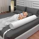 Premium Bed Bumper for Toddlers with Adjustable Straps | Portable Rail Bumpers for Toddlers | Travel Toddler Bed Bumper for Full Size Bed, Twin, Queen & King | Toddler Bed Rail Bumpers
