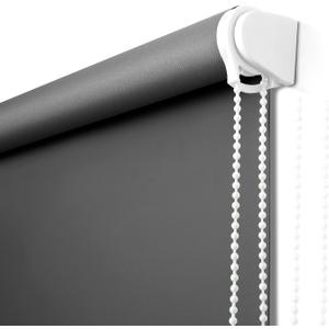 NUTRO CHILL Roller Window Blinds, Blackout Shades for Indoor Windows with Thermal Insulated, UV Protection Roll Down Blackout Blinds for Home and Office (45" W x 68" L, Charcoal Gray) (45"W x 68"H)