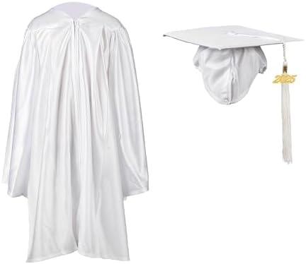 FtyFty Shiny Kindergarten Graduation Cap and Gown Set
