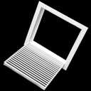 14" X 30" Aluminum Return Filter Grille - Easy Airflow - Linear Bar Grilles [Outer Dimensions: 16.5w X 32.5h]