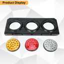 63 LED Trailer Tail Light with Iron Bracket Base Kit