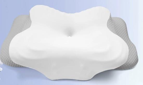 Cervical Pillow for Neck Pain Relief Contour Memory Foam Pillow Ergonomic Neck Support Pillow for Side Back Stomach Sleepers with Pillowcase