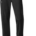 WonderWink Womens WonderWink Drawstring Cargo Pant (Large Short, Black)