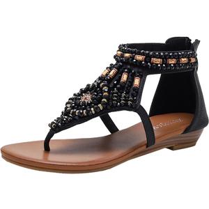 Comfortable Women Shoes Wedges Sandals Platform Casual Roman Women Sandals Fashion Shoes Women Sandals, Size 37 
