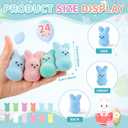 Easter Basket Stuffers for Kids,Easter Egg Fillers, Cute Bunny Toys Easter Gifts for Kids, Party Favors Classroom Exchange, Easter Decorations (24PCS)