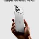 Spigen for iPhone 17 Pro Max Case, Ultra Hybrid [TPU Covered Camera Control] [Anti-Yellowing] [No Magnet Ring] - Crystal Clear