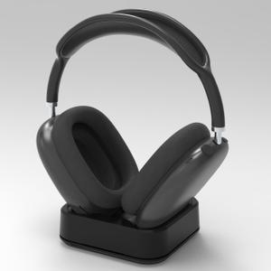 MaxDokr Charging Stand for AirPods Max, Desktop Headset Holder, Magnetic Headset Stand, Charging Base for Headphones, Designed for AirPods Max (Stealth Black)