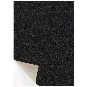 20 Sheets of Self-Adhesive Sparkle Shinny Craft Sheets Rainbow Sparkly Glitter Cardstock Paper in A4 Size for DIY Craft Projects Card Making Party Decoration(Black)