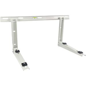 Homydom Heavy Duty Outdoor Wall Mounting Bracket for Ductless Mini Split AC & Heat Pump | Universal Condenser Stand Fits 7000-18000 BTU | Anti-Vibration Rubber Mounts, Supports Up to 265 Lbs