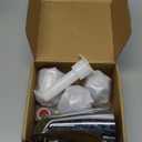 Tub Shower Trim Set, Shower Knobs 3 Piece and Bath Tub Spout, with Four in One Tub Spout Adapter for Pfister 3 Faucet Handle and Tub Shower Faucet, and for 1/2'', 3/4'' IPS Inside Thread (Chrome)