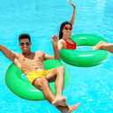 Gemscream 8 Pcs Large Inflatable Pool Float 36 Inches Swimming Ring Pool Floats Adult Inflatable Tube for Summer Vacation Beach River Bachelorette Wedding Party Supplies