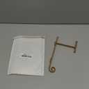 SVENJBB Plate Stands for Display, 8 Inch Plate Holder Display Stand, Gold Picture Frame Stand for Table, Decorative Easel Stand for Photo, Art, Plates and Books (1 Pack)