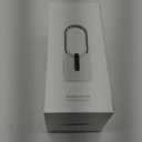 Misby Desk Fan, 11.8 Inch Portable Bladeless Fan, Small Office Rechargeable Fan with 5000mAh Battery, 3 Adjustable Speeds, Touch Control, Easy to Clean, Quiet Table Fan for Bedroom, Home (White)