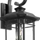 Emliviar 21.9 Inch Large Exterior Wall Light, Seeded Glass, 2084B-L BK
Outdoor Wall Lantern, Die-Aluminum Construction, E26 Socket, Max.100W, ETL Listed, Suitable for Wet Outdoor Areas
