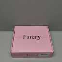 Farery Thermal Brush Set 3 in 1, Ceramic Curling Wand & Hot Brush with 9 Temperatures. 3 Interchangeable Travel Curling Irons for Short, Medium & Long Hair (1.25'', 1.5'' & 1.75'' Barrels)