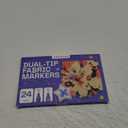 ARTISTRO 24 Fabric Markers - Dual-Tip Fabric Markers Permanent for Clothes - No Bleed Fabric Pens for T-Shirts, Bags, Textile, Canvas, and more (Brush Tip and Fine Tip)