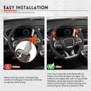 Steering Wheel Paddle Shifter Accessories Compatible With Grand Cherokee 14-21 Challenger 15-21 Charger 15-21 Chrysler 300 15-21 Durango 18-20 5RQ09DX9AC 5RQ08DX9AC