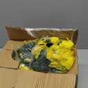 Siyaluens Artificial Flowers for Outdoors - 8 Pcs UV Resistant Realistic Faux Silk Bougainvillea Flowers, Fake Hanging Plants for Porch Patio Balcony Decoration (Yellow)