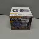 Magnetic Dryer Vent Coupling Easy to Clean Quick Connector Airtight Seal Dryer Vent Connector Kit Including a 2.6ft 4" Duct and two Clamps, DV180
