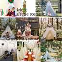RongFa Teepee Tent for Kids-Portable Children Play Tent Indoor Outdoor (White)