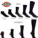 Dickies Men's Dri-tech Original Moisture Control Crew Socks Multipack, Black (6 Pairs), Shoe Size: 6-12, Pack of 6