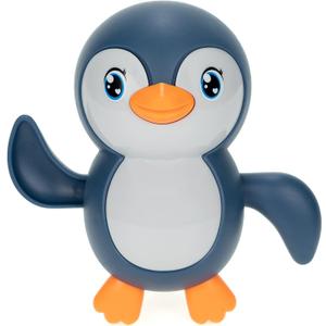 DUCKBOXX XX Bath Toys Wind up Backstroke Swimming Penguins for Kids 18M+ (Blue)